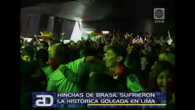 Así celebraron los hinchas alemanes en Lima el triunfo ante Brasil