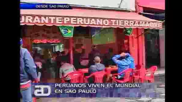 Así disfrutan del Mundial los peruanos en Sao Paulo