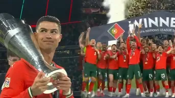 Así festejó Portugal de Ronaldo tras ganar la final a España