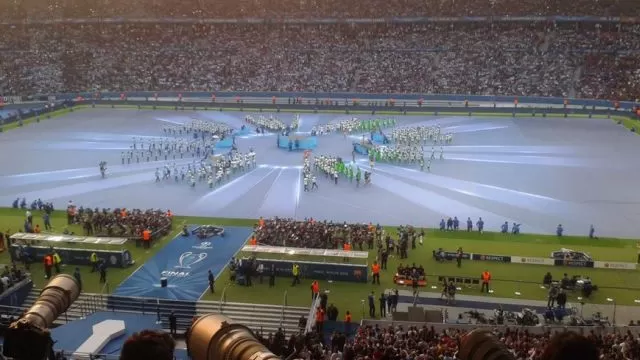 Postales de la ceremonia de la final de la Champions League 2014-15