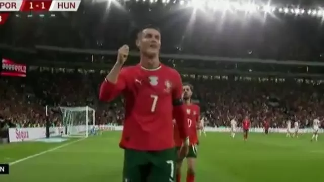 Cristiano Ronaldo se hizo presente con un doblete en el Portugal vs Hungría por Eliminatorias de Europa / Canal N