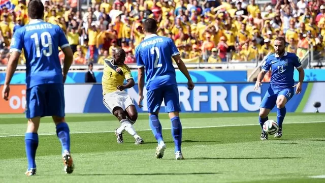 Así fue el gol de Pablo Armero: el más rápido de Colombia en un Mundial