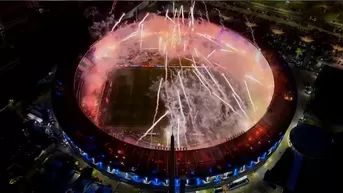 Así fue el impresionante recibimiento a Racing ante Flamengo