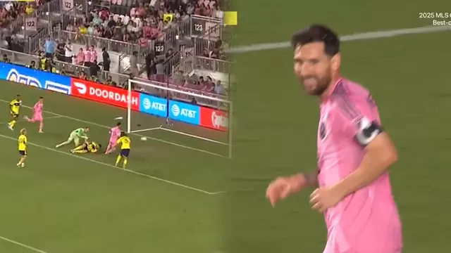 Lionel Messi recibió un rebote en el área y anotó su segundo gol en el triunfo del Inter MIami / Captura / MLS