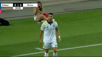 Así fue triplete de Cristiano Ronaldo en el Al Nassr vs Río Ave