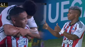 Así fueron los 3 goles de Junior a Cristal en el primer tiempo