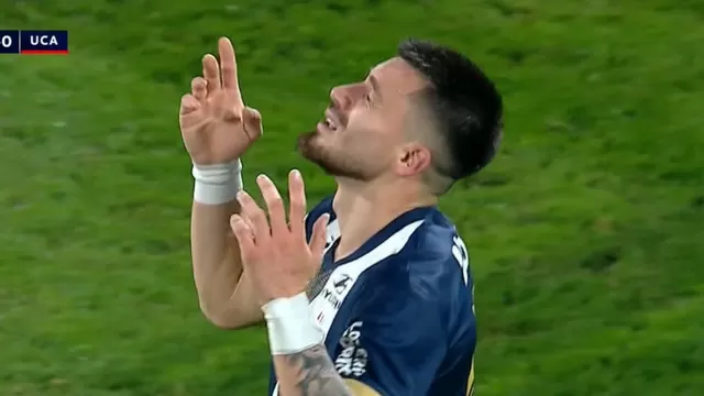 Alan Cantero anotó doblete en la victoria de Alianza Lima sobre U Católica por la Copa Sudamericana / Captura / ESPN