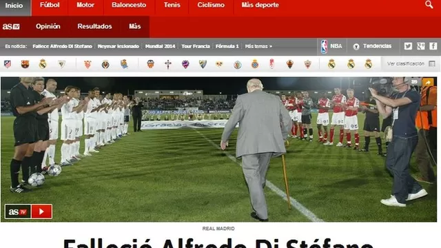 Así informa la prensa mundial sobre la muerte de Alfredo Di Stéfano-foto-2