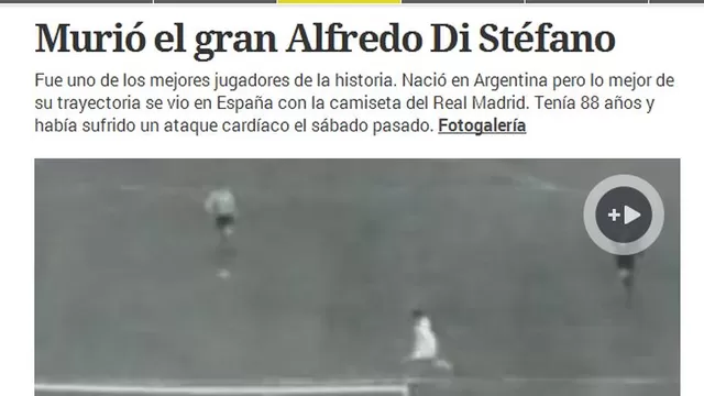 Así informa la prensa mundial sobre la muerte de Alfredo Di Stéfano-foto-10
