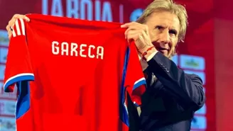 Ricardo Gareca comenzó su trabajo como nuevo entrenador de la Selección de Chile / Foto: AFP