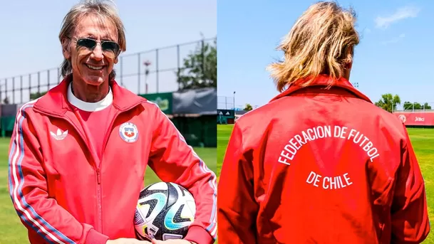 Ricardo Gareca se puso por primera vez el buzo de la Selección de Chile / Foto: La Roja