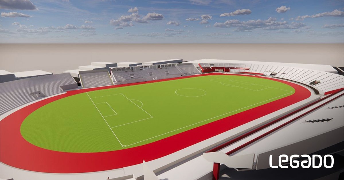 Obras del estadio Jorge Basadre de Tacna / Foto: Legado