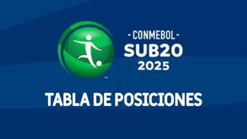 Así marcha la tabla de posiciones del Sudamericano Sub 20 2025