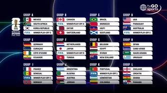 Se realizó el sorteo del Mundial Norteamérica 2026 y estos son los grupos donde estarán 48 selecciones. | AD