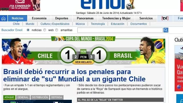 Así reaccionó la prensa mundial tras el triunfo por penales de Brasil-foto-4