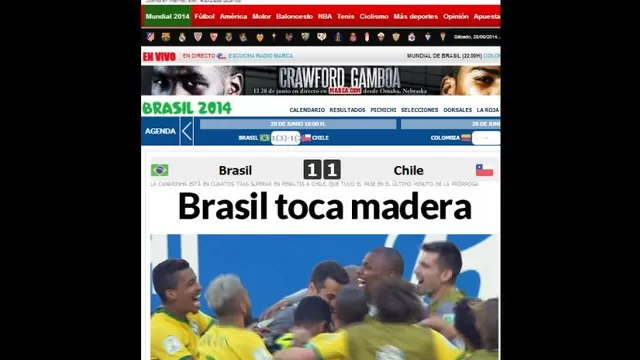 Así reaccionó la prensa mundial tras el triunfo por penales de Brasil-foto-7