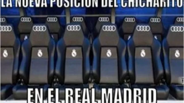 Así se burlan del &#39;Chicharito&#39; Hernández por su debut en el Real Madrid-foto-4