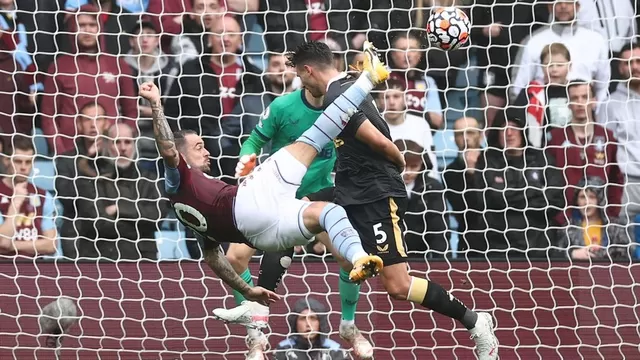 Aston Villa vs. Newcastle: Danny Ings marcó espectacular gol de &#39;tijera&#39; en la Premier League