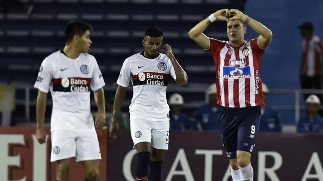 Atlético Junior se impuso 1-0 sobre San Lorenzo | Foto: AFP.