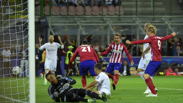 Atlético: Carrasco puso el 1-1 y lo celebró con apasionado beso