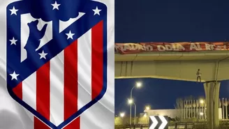 Atlético condenó aparición de muñeco con la camiseta de Vinicius colgado de un puente