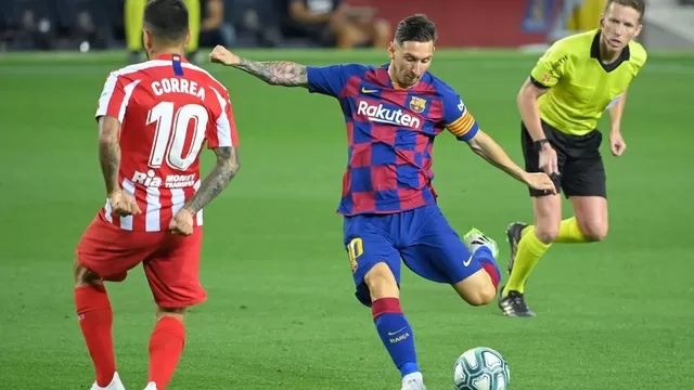 Atlético y Barcelona se enfrentarán el sábado en Madrid. | Foto: AFP