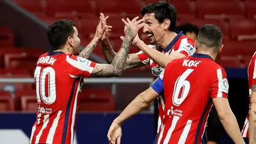 Ángel Correa selló el triunfo del Atlético de Madrid. | Foto: EFE/Video: Movistar LaLiga