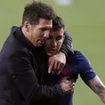 Atlético: Diego Simeone animó a sus jugadores tras el 1-1 ante Betis