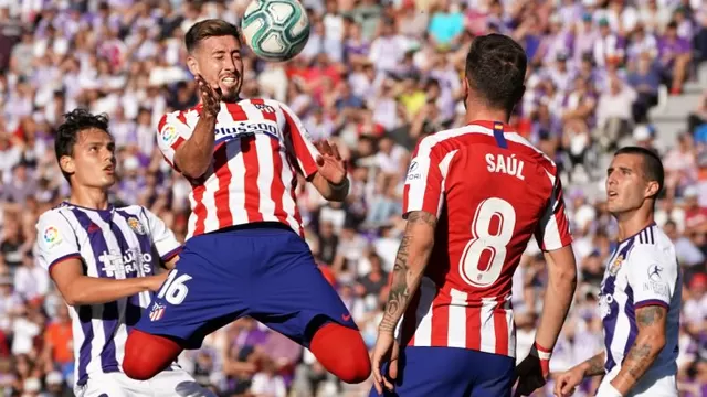 Atlético no pudo con Real Valladolid | Foto: AFP.