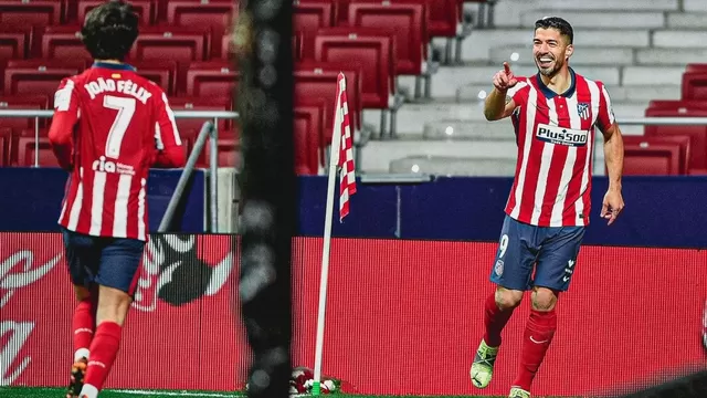 Ángel Correa selló la victoria del Atlético sobre Valencia. | Foto: @Atleti/Video: Movistar LaLiga