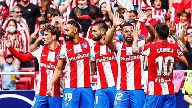 El equipo &#39;colchonero&#39; sigue en su lucha por LaLiga y apretó los puestos de arriba en la tabla. | Foto: Atlético de Madrid