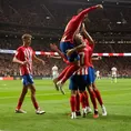 Atlético de Madrid derrotó 3-1 al Real Madrid por LaLiga española