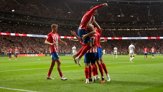 El equipo de Simeone se quedó con el derbi de la capital española. | Foto: Atlético de Madrid.