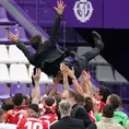 Atlético de Madrid: El festejo de Diego Simeone tras ganar LaLiga