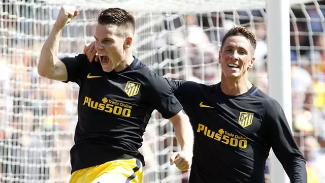 Atlético de Madrid: golazo de Gameiro y la euforia del 'Cholo' Simeone