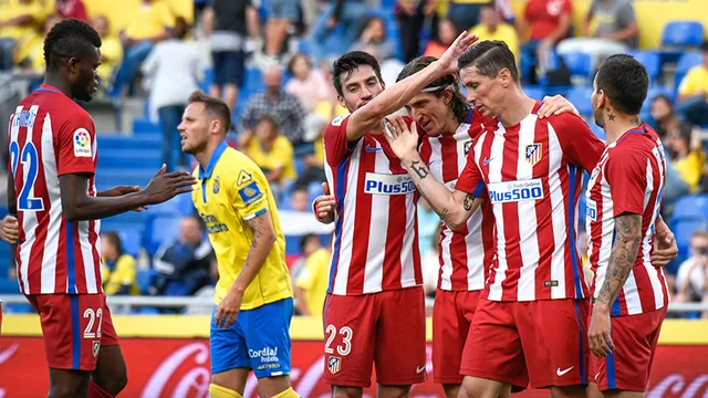 Atlético de Madrid goleó 5-0 a Las Palmas antes de enfrentar al Real Madrid