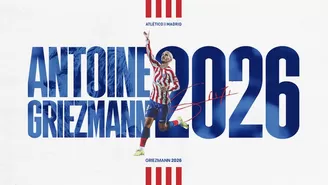 Atlético de Madrid hace oficial el fichaje de Antoine Griezmann hasta 2026