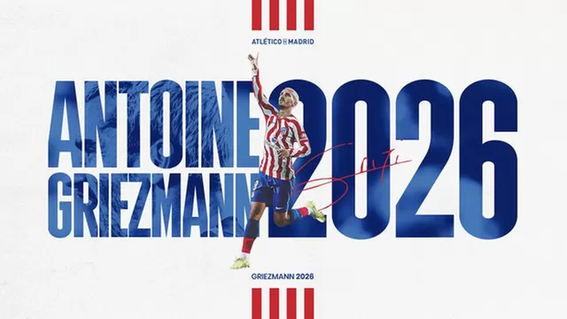 Atlético de Madrid hace oficial el fichaje de Antoine Griezmann hasta 2026