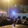 Atlético de Madrid: Hinchas de la Real Sociedad apedrean el bus del Colchonero