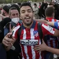 Atlético de Madrid: Los jugadores celebraron con la afición en exteriores del estadio José Zorrilla