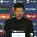 Atlético de Madrid: &quot;No busco excusas&quot;, aseguró Simeone tras derrota