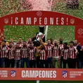 Atlético de Madrid recibió la copa de campeón de LaLiga 2020-21