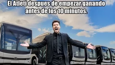 Atlético de Madrid no se salvó de los memes.