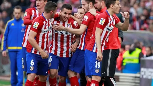 Atlético de Madrid venció a Málaga y sigue la pelea por la Liga española