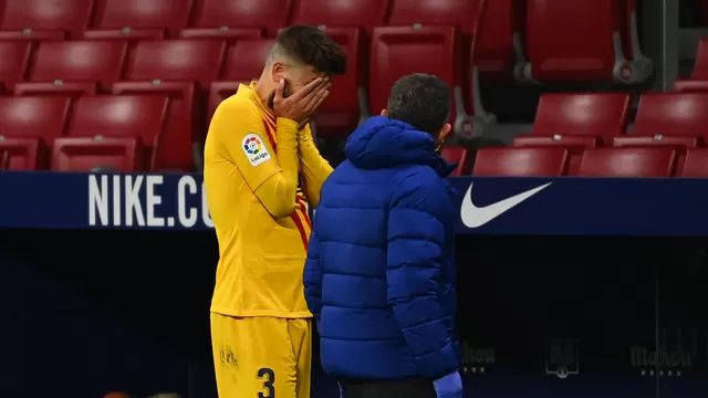 Aquí la lesión de Gerard Piqué | Video: Bein Sports.