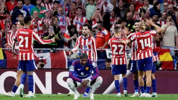 Atlético Madrid venció 2-0 al Manchester United por Champions League