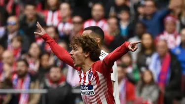 Griezmann puso el 1-1 en el Wanda Metropolitano. | Foto: EFE