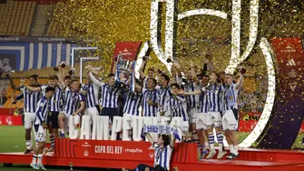 Real Sociedad venció en penales al Atlético de Madrid y es campeón de Copa del Rey. | Reuters