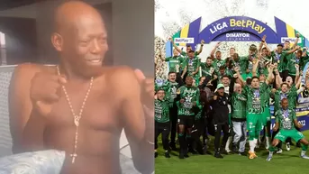 Atlético Nacional campeonó en Colombia y así celebró el Tino Asprilla