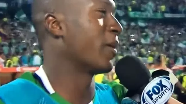 Marlos Moreno rompió en llanto tras campeonar la Copa Libertadores